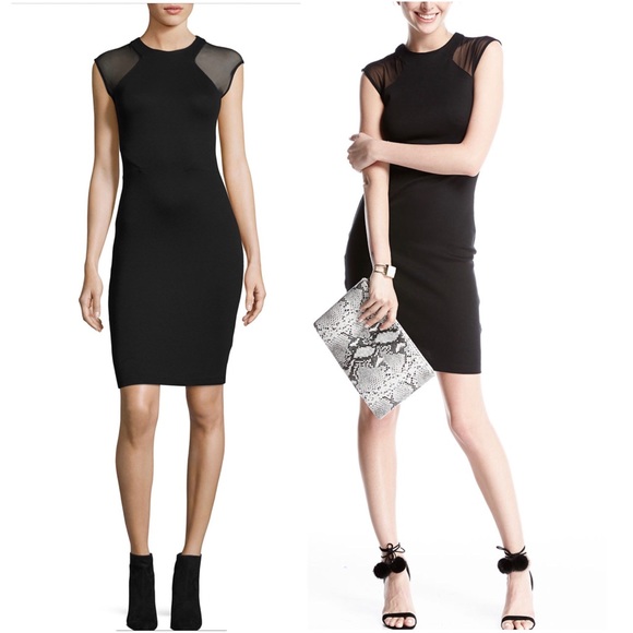 French Connection Eso Viven Black Dress - Picture 2 of 6